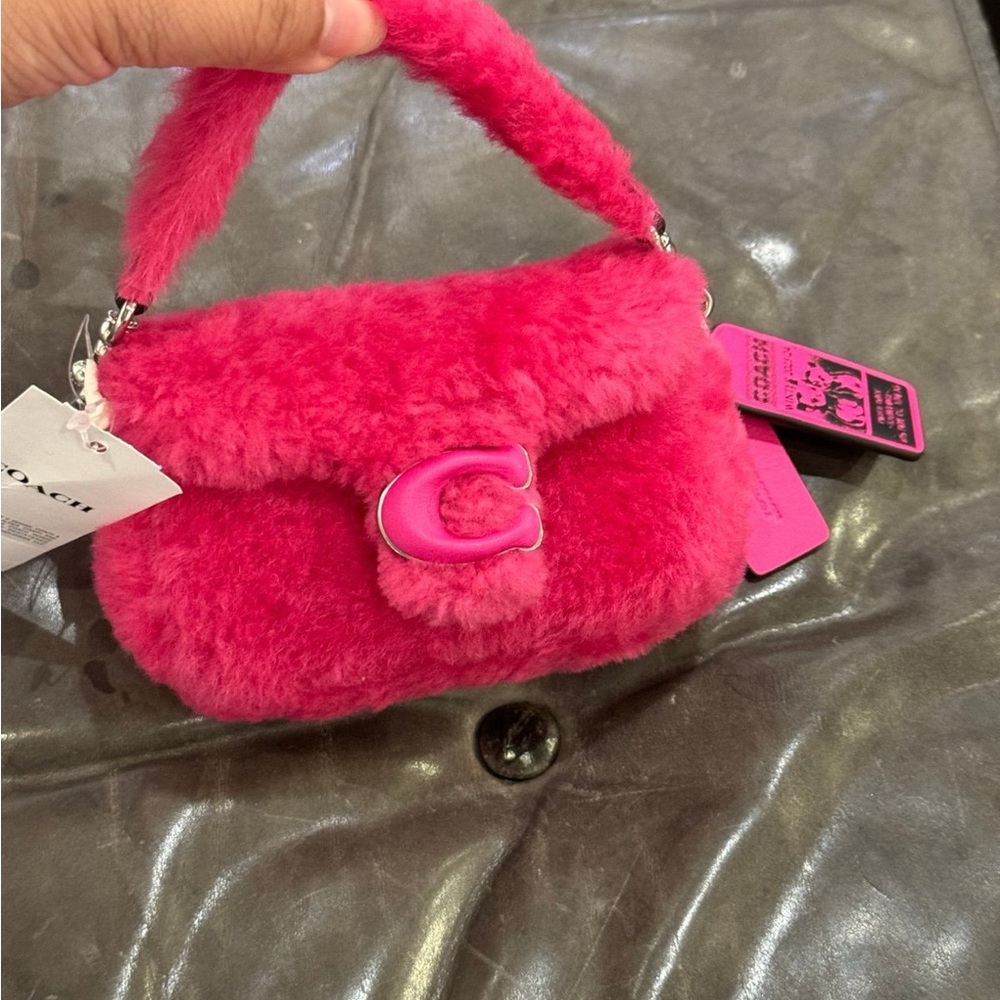 NWT Coach The Lil Nas X Drop Tabby Bag 12 In Shearling CP940 - Picture 5 of 12